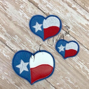 Lonestar Heart Feltie heart Feltie EMBROIDERY FILE