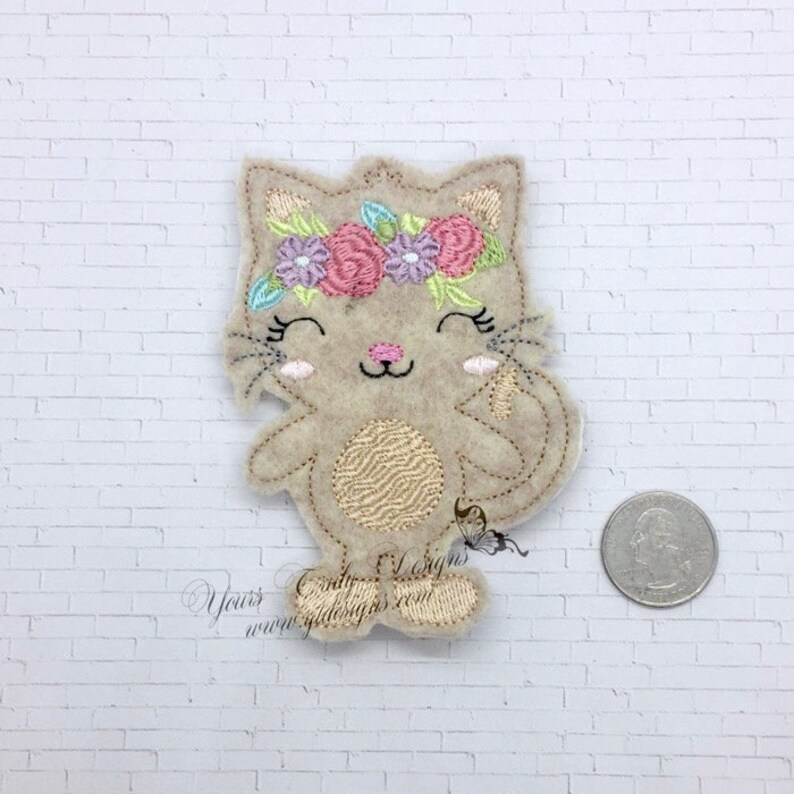 Joy chat kitty machine Digital machine Broderie fichier sentie Etsy France