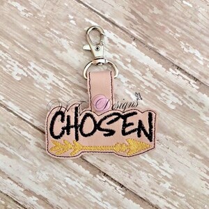 Chosen Key Fob EMBROIDERY FILE