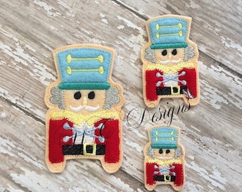 Nutcracker Head Feltie Embroidery File