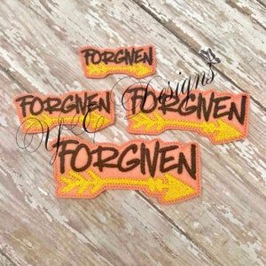 Forgiven Feltie Embroidery File
