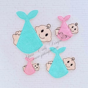 Baby Delivery Feltie EMBROIDERY FILE