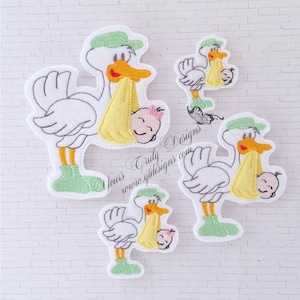 Stork 1 Feltie EMBROIDERY FILE