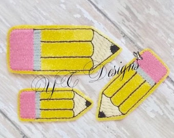 鉛筆フェルティ 新学期フェルティ刺繍ファイル