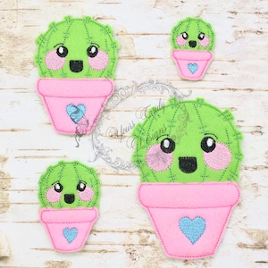 Cactus Cutie desert dessert cacti Feltie Digital Machine Embroidery File
