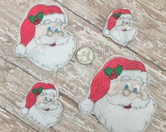 Vintage Santa Feltie Santa Vintage Feltie Embroidery File