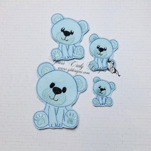 Teddy Bear Andy Feltie Embroidery File