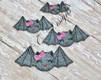 Bat Feltie Katlyn Bat Feltie Embroidery File