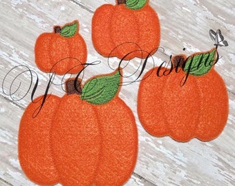 Pumpkin Feltie EMBROIDERY DIGITAL FILE