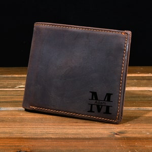 Personalized Monogrammed Engraved ,Best Man, Father's Day Gift,gifts,wallets for men,monogrammed wallet,personalized wallet,leather wallet