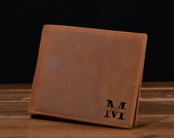 Personalized Men's Leather Wallet - Custom Engraved,Personalized leather Wallet,Personalized wallet,personalized mens wallet,leather wallet