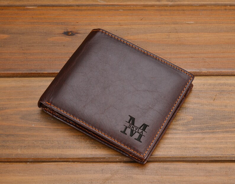 Geschenk für Papa Herren Geldbörse personalisierte Etsy