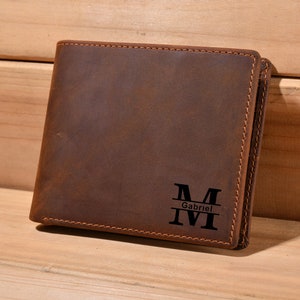 Personalized Men's Leather Wallet - Custom Engraved,Personalized leather Wallet,Personalized wallet,personalized mens wallet,leather wallet