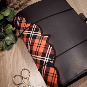 Autumn Hues Leather Notebook Folio Cover | Smooth Leather
