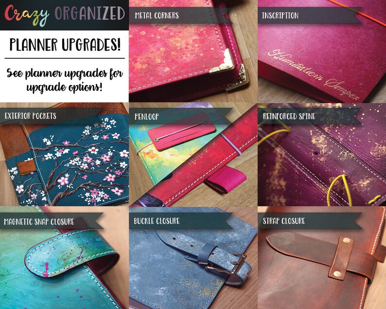 Notebook Folio Cover Soft Leather PLBB297565 Bullet Etsy