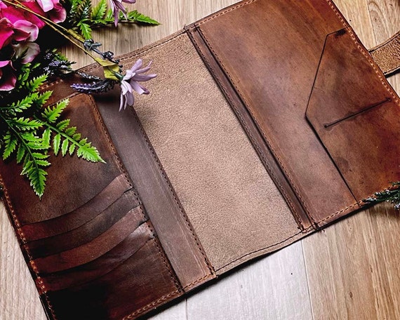Kitsune Coil Bound Planner Folio Cover | Smooth Leather