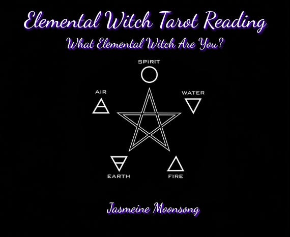 Elemental Witch Tarot Reading (PDF Delivery Via E-mail)