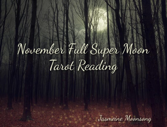 November Full Super Moon Tarot Reading