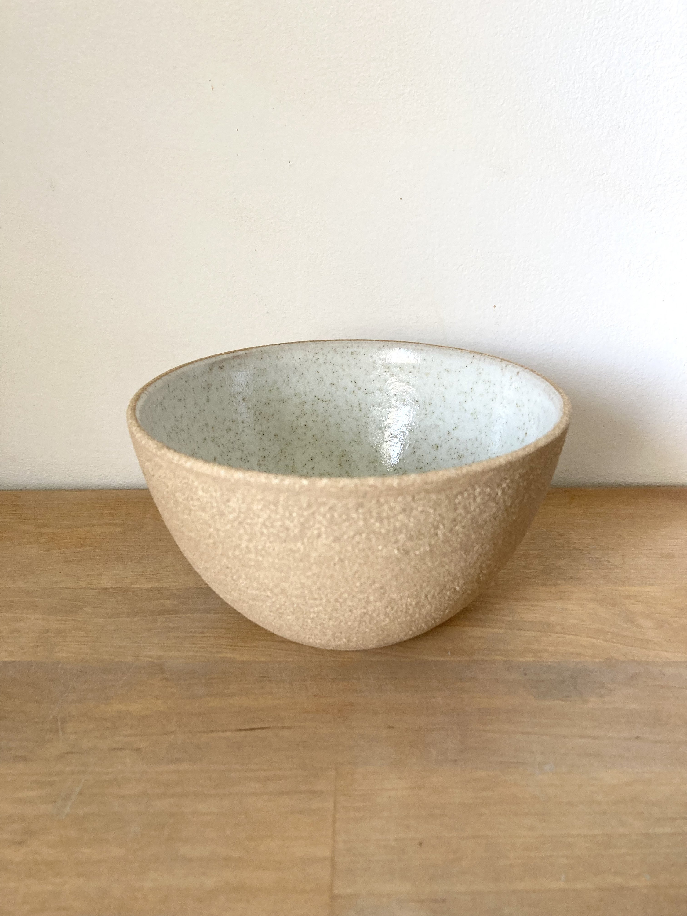 Bol en Grès Blond Chamotté
