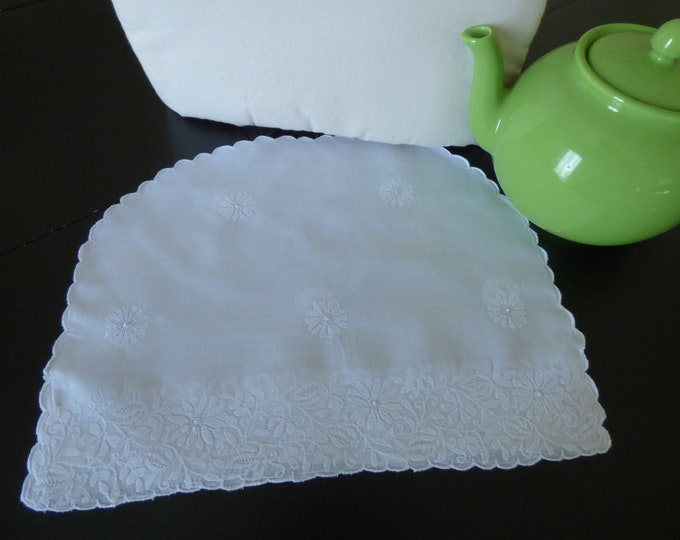 Vintage Tea Cozy With New Liner Madeira Hand Embroidered Etsy