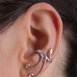 Earcuff in polished silver 925, 215S