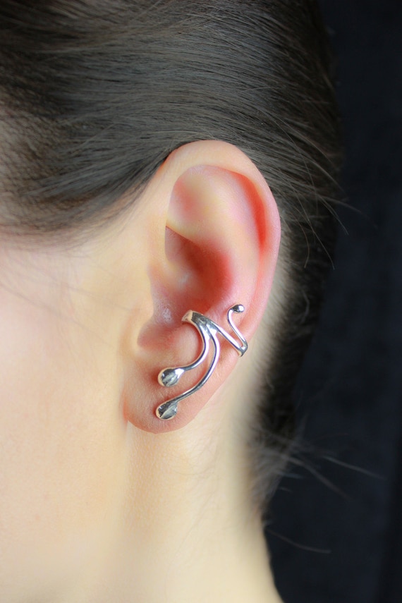 Earcuff in polished silver 925 229S