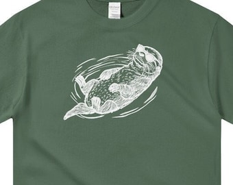 Otter Shirt, Animal Lover Shirt, Gifts For Him, Otter Gifts, Funny Animal Shirt, Cute Animal shirt, Cool Animal T Shirt, Gifts For Her