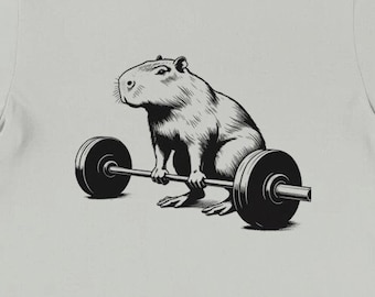 Lift Like Capybara Tee , Unisex, Animal Lover Shirt, Funny Animal T-shirt, Gifts For Him, Gifts for Her