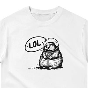 Marmot in Space Suit Tee ,Unisex, Animal Lover Shirt, Funny Animal T-shirt, Gifts For Him, Gifts for Her