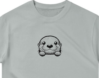 Otter Peep Shirt, Animal Lover Shirt, Gifts For Him, Otter Gifts, Funny Animal Shirt, Cool Animal T Shirt, Gifts For Her