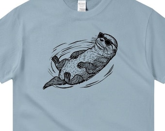Otter Shirt, Animal Lover Shirt, Gifts For Him, Otter Gifts, Funny Animal Shirt, Cute Animal shirt, Cool Animal T Shirt, Gifts For Her