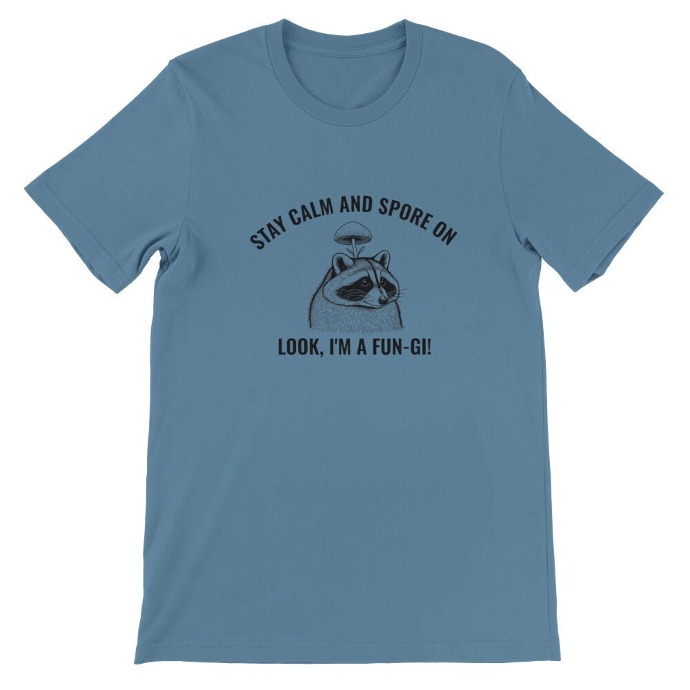 Raccoon Mushroom Cap Shirt , Unisex, Animal Lover Shirt, Funny Animal  T-shirt, Gifts for Him, Gifts for Her - Etsy