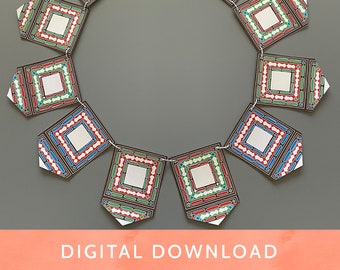 Digital Download - PDF File / Baha'i /Declaration of the Bab Banner / Bahai Banner / Colorful Banner