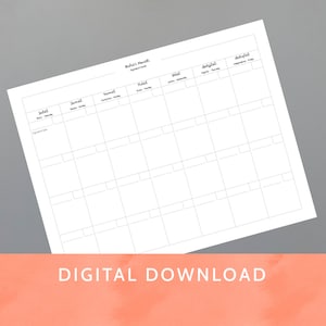 Digital Download - PDF File / Baha&#39;i / Calendar / Baha&#39;i Calendar /Planner Insert / 8.5 x 11 / Vertical Horizontal