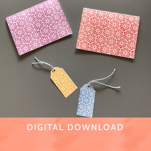 Digital Download - PDF File / Baha&#39;i / AyyamiHa NawRuz / Bahai Greeting Cards Tags