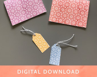 Digital Download - PDF File / Baha'i / AyyamiHa NawRuz / Bahai Greeting Cards Tags