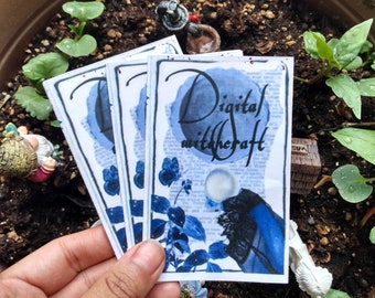 Digital Witchcraft mini guide zine | WHIMSIGOTH inspired witchy zine | Digital file only!