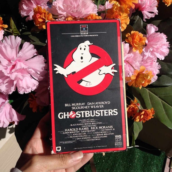 Recycled VHS tape Ghostbusters junk journal | Gift for friend | Nerdy gift for a writer