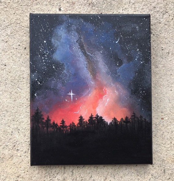 Galaxy Night Sky Painting Galaxy Painting Constellation Etsy Galaxy Night Sky Painting Galaxy Painting Constellation Etsy