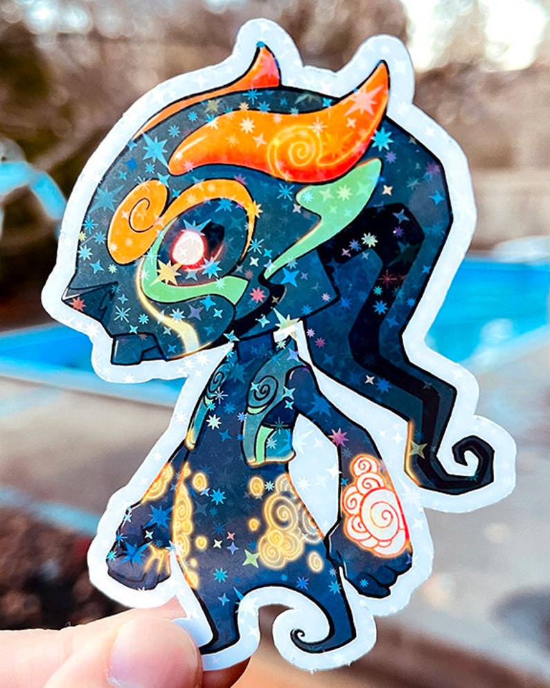 Monster Computer Sticker Monster Design Holographic Vinyl Sticker, Waterproof Laptop Decal - Etsy