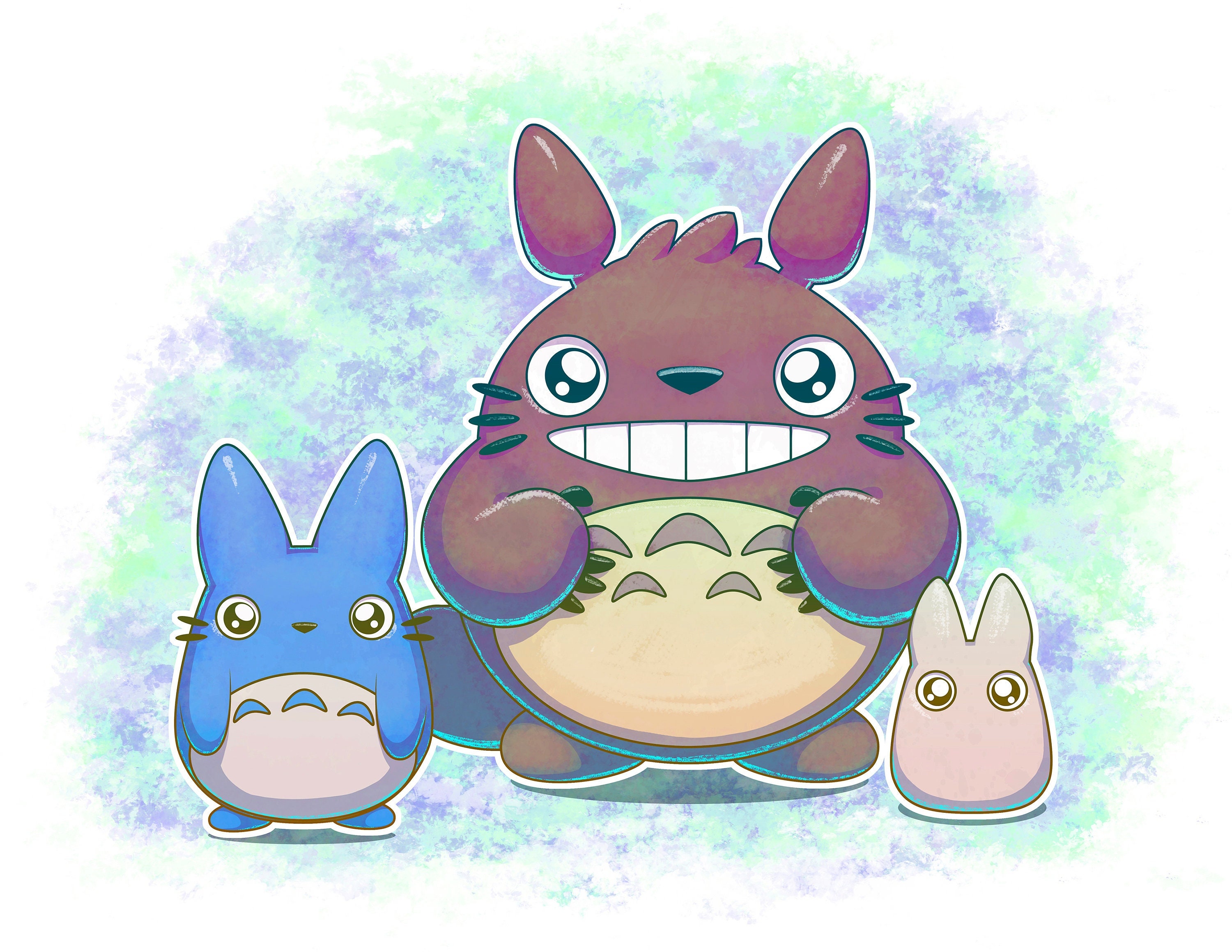 Chibi Totoro Wallpaper Chibi Totoro Wallpaper