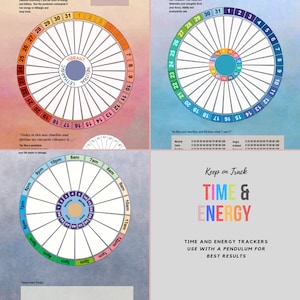 Time & Energy Trackers for Planning and Productivity - Digital Download