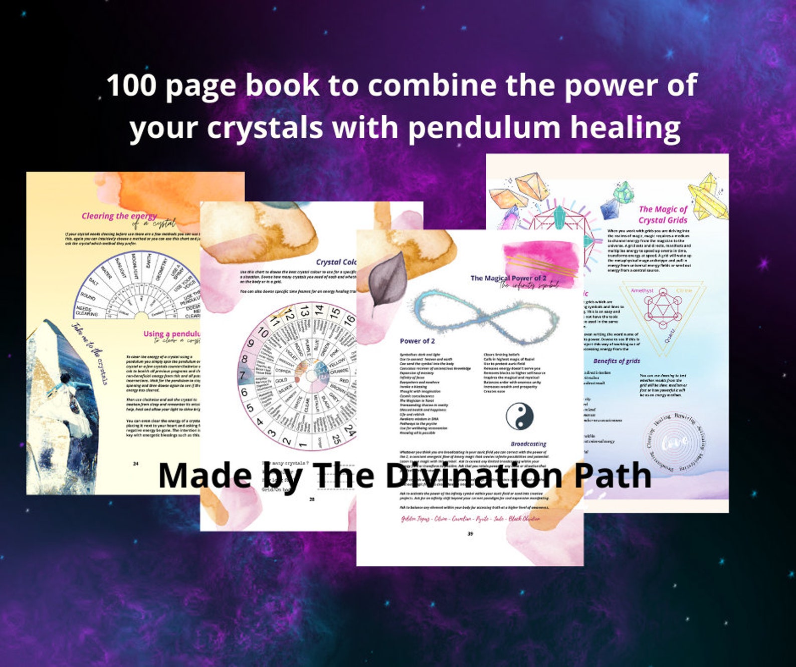 Crystal Divination Kit Crystal Spiral Bound Book A - Etsy