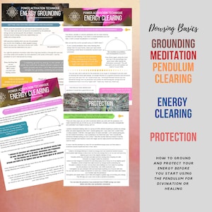 Dowsing Safely - Energy clearing and protection - Digital download