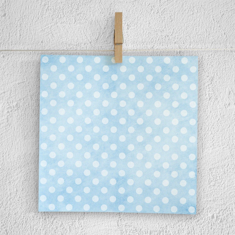 Baby Blue Scrapbooking Paper Light Blue Digital Paper Blue Etsy