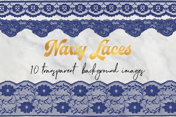 Navy Blue Lace Corners Clipart vintage lace overlays wedding clipart digital lace borders embellishments Lace png clip art