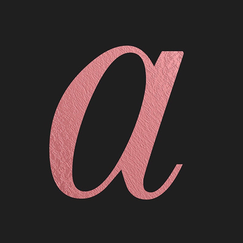 Digital Pink Alphabet Pink Font Clip Art Hand Drawn Letters Etsy