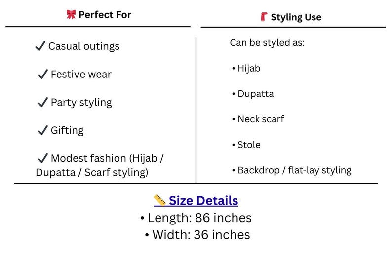 Buy 2 Get 1 Free Chiffon Georgette Scarves | Soft Lightweight Dupatta | Gift for Her image 19