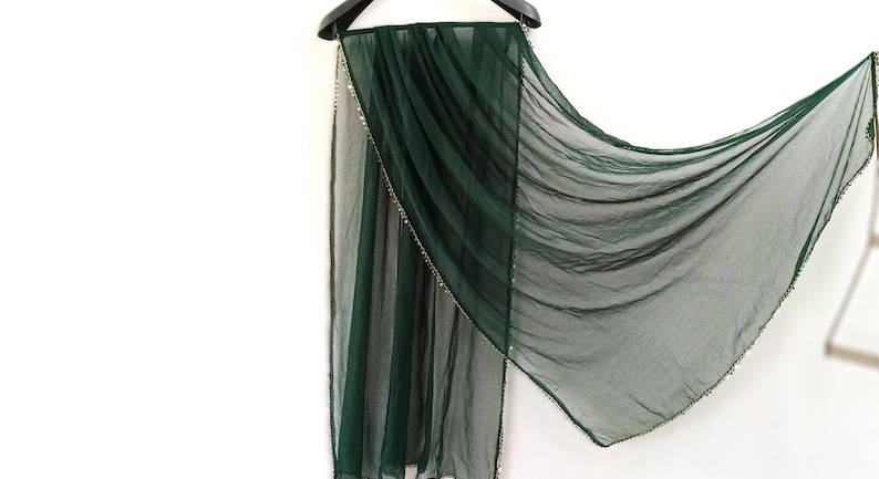 Buy 2 Get 1 Free Chiffon Georgette Scarves | Soft Lightweight Dupatta | Gift for Her image 4