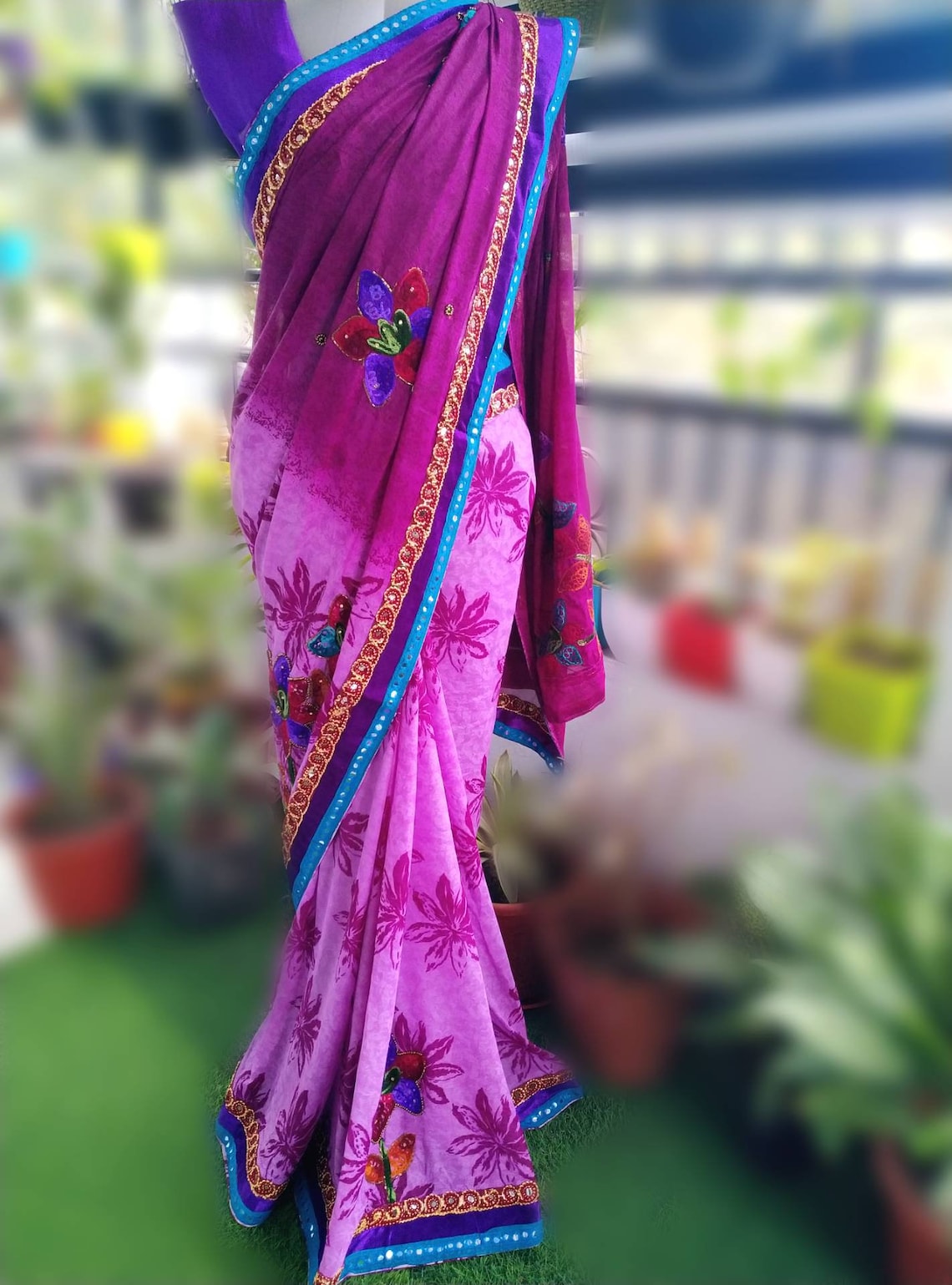 Keira - Lilac Saree
